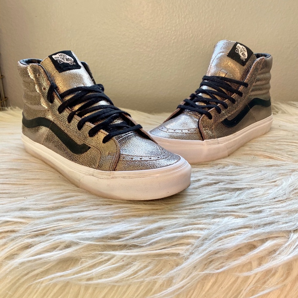 Vans Sk8 Hi Slim Gold 9
